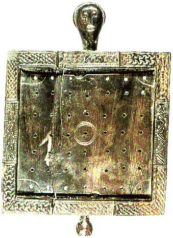 A game board discovered in 1932 at Balinderry, West Meath, Ireland which many have assumed is a Fidchell board.